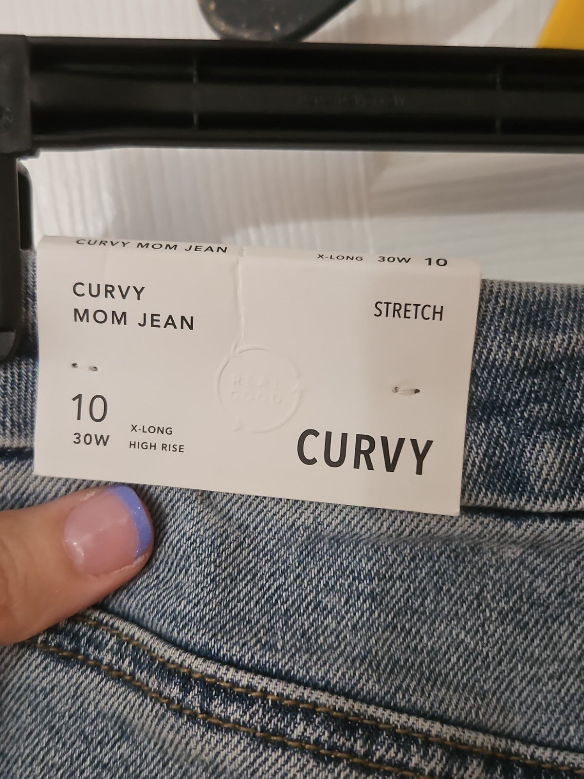 NWT American Eagle Outfitters Women's Curvy Mom Jean Size 10 X Long 30W
