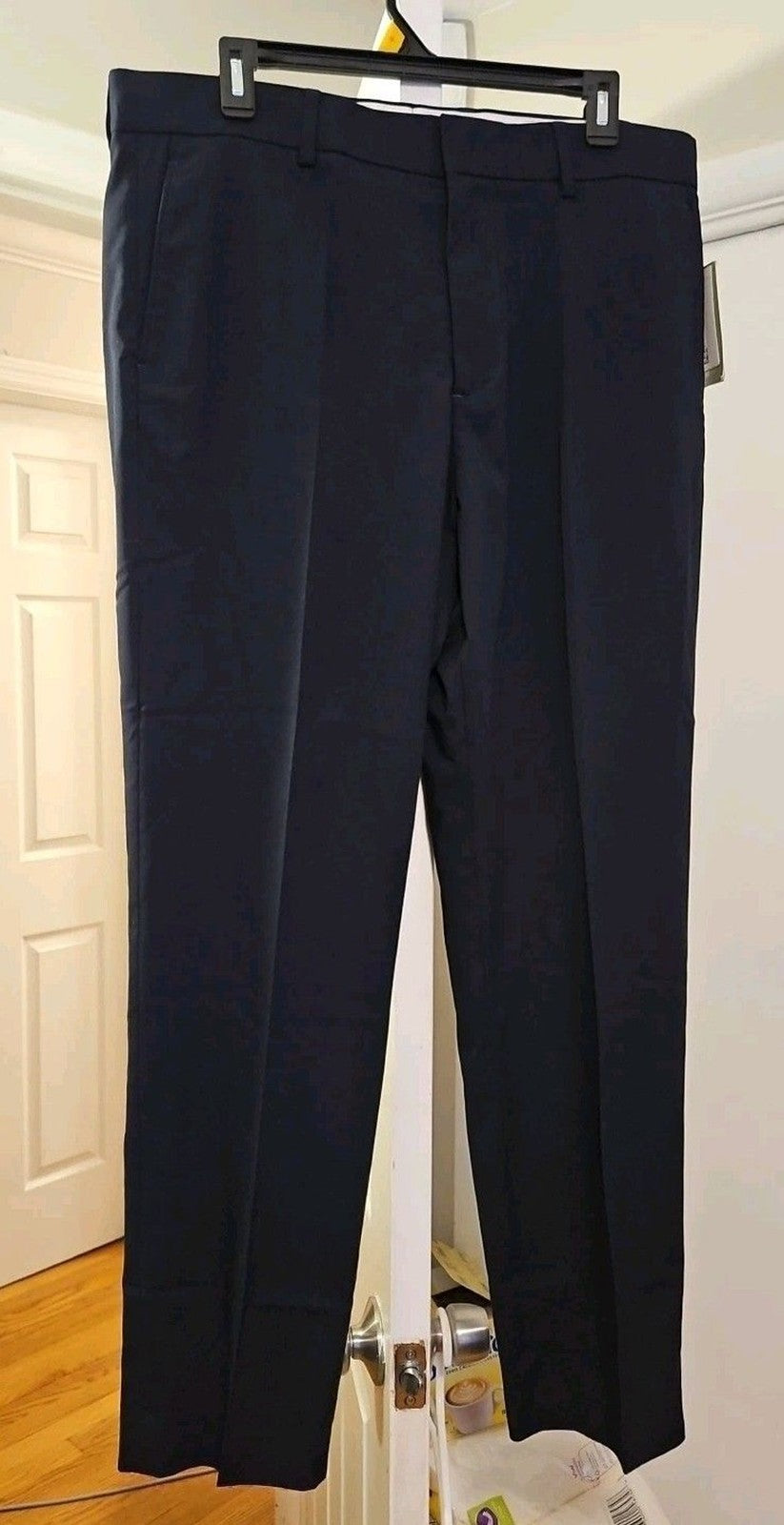 H&M Men's Regular Fit Coupe Standard Dress Pants Navy Blue Size 36 R NWT