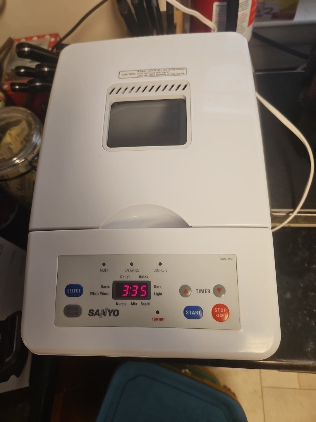 Sanyo Bread Factory Plus Automatic Bread Maker SBM-150 - READ Untested