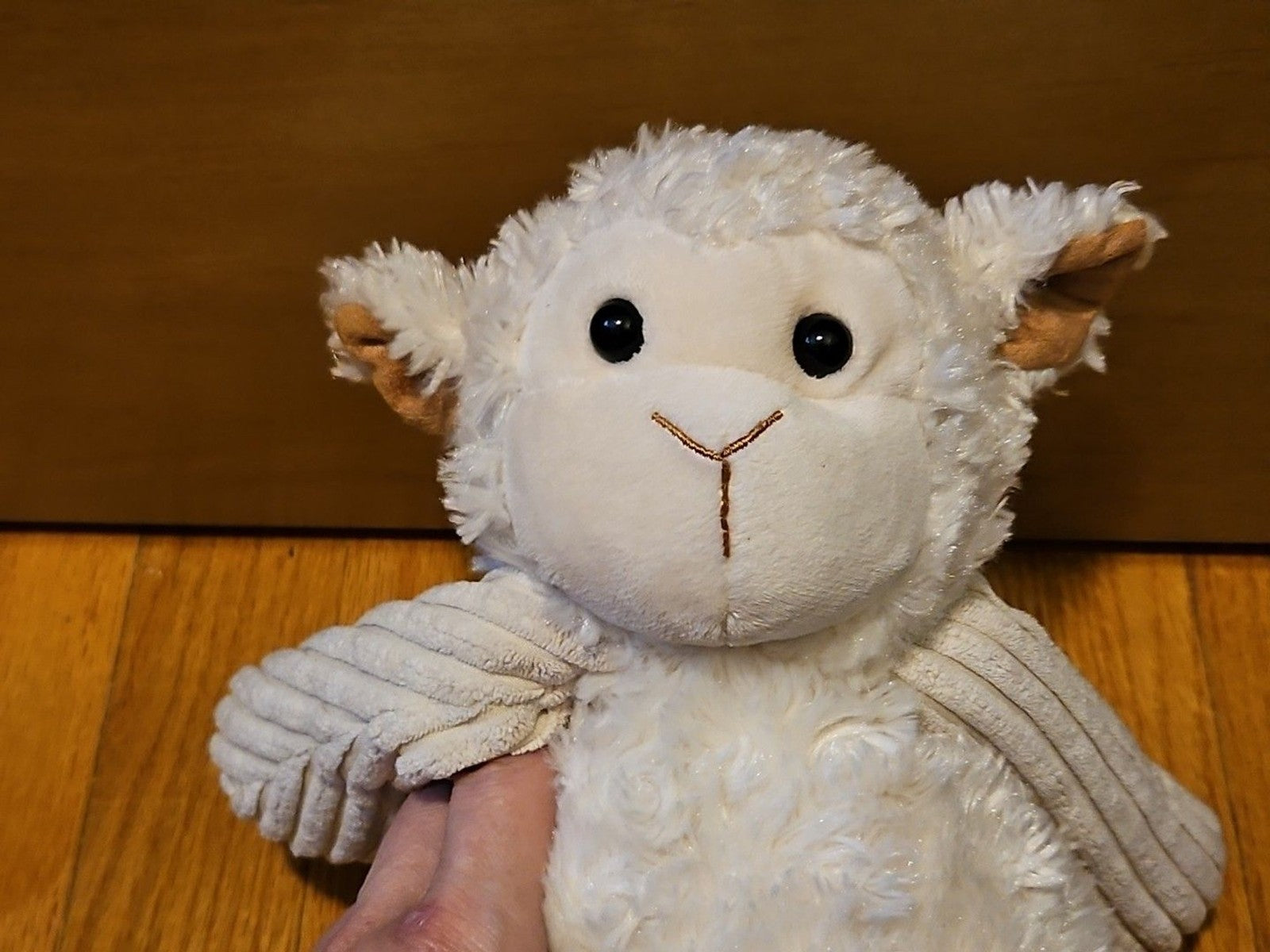 Scentsy Buddy Lenny The Lamb Plush Stuffed Animal Retired Zip Closure
