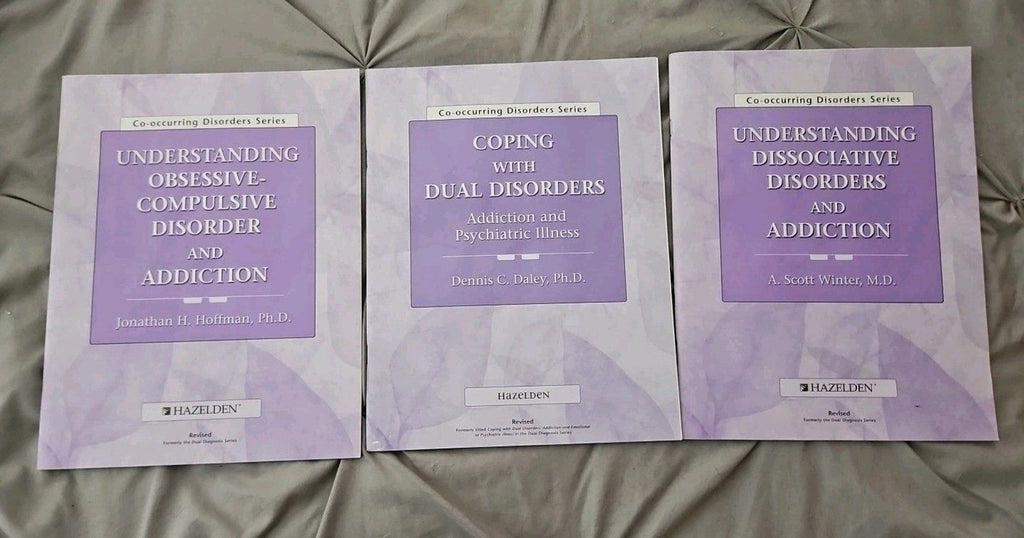 Hazelden's Co Occurring Disorders Series 22 Purple Books / Pamphlets
