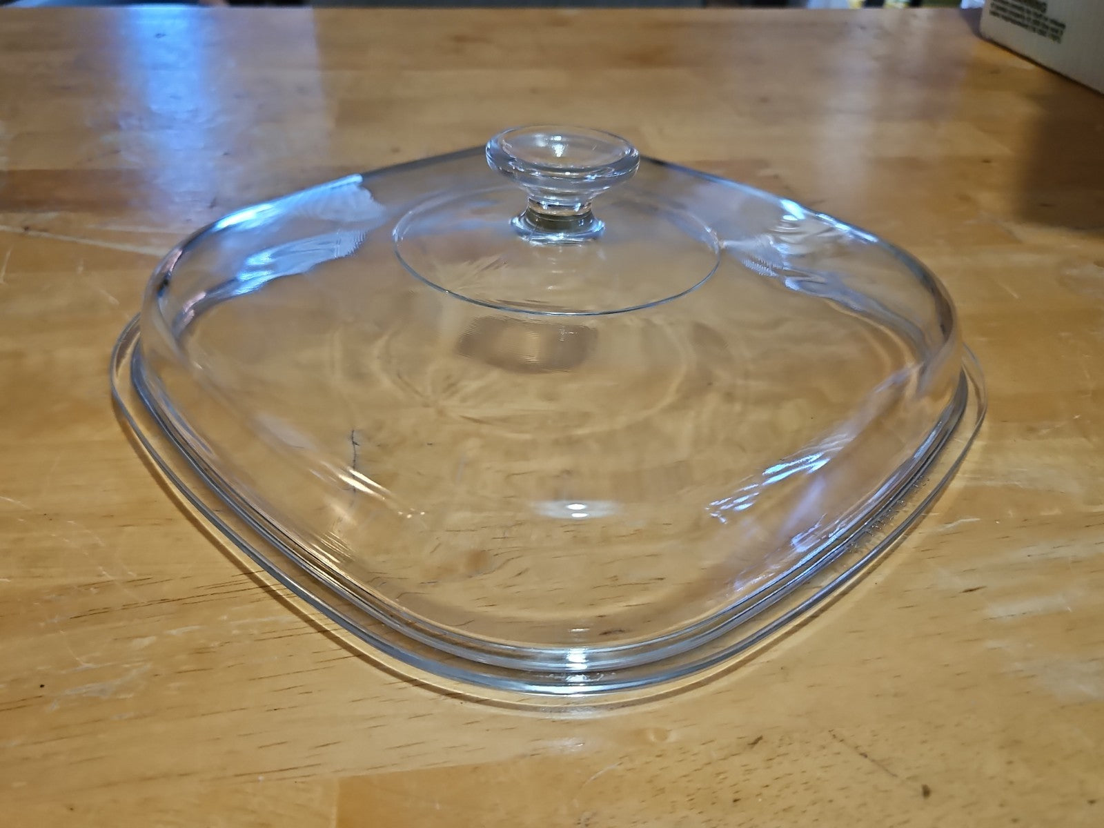 Vintage Pyrex Dome Glass Lid A-12-C for Corning Ware 10" x 10" Square Casserole