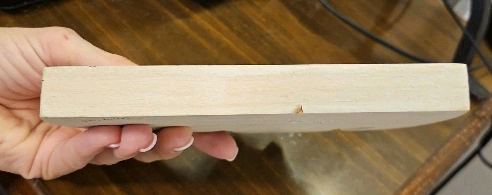 1995 Vintage Rustic Folk Art Mama Cat & Kitten Wood Plaque By Penny Hutawaite