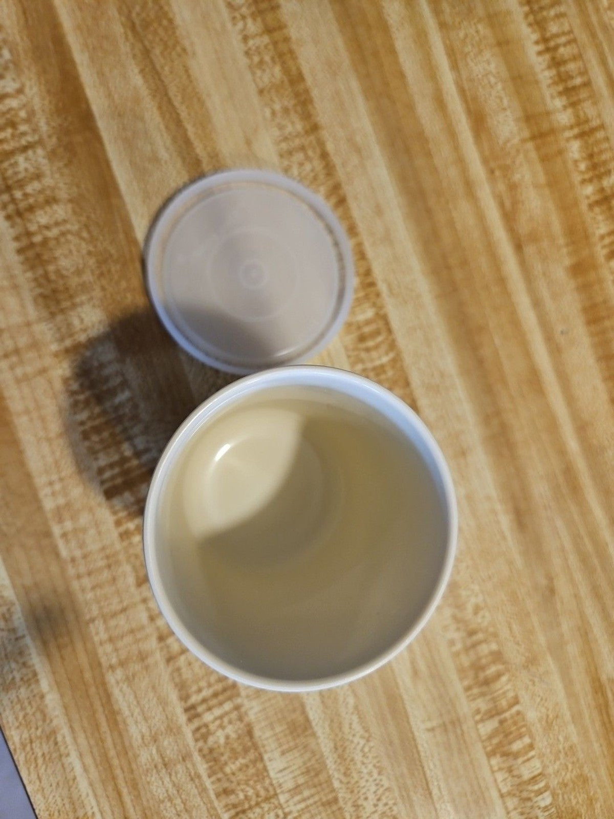 Vintage Tupperware Plastic Juice Cup 1251-36 With Lid