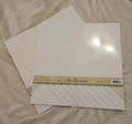 NIP 2 Packs Miss Elizabeth's White Cardstock 12x12 Scrapbook Paper 10 Sheets x 2