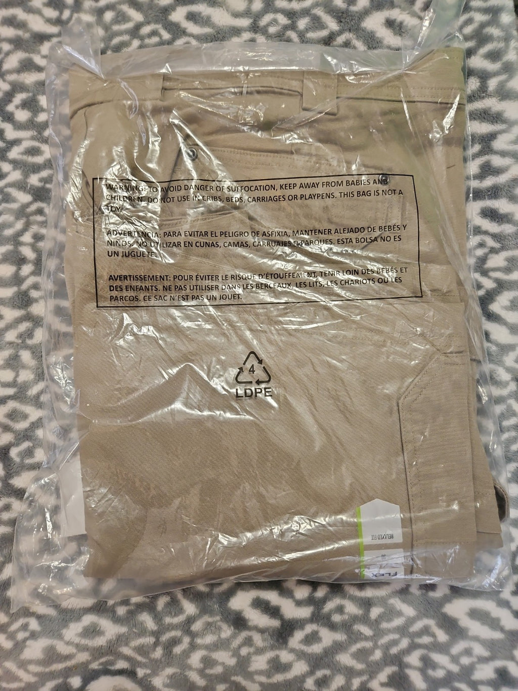 Duluth Men's Duluthflex Flex Fire Hose Relaxed Fit 11" Cargo Shorts Khaki Sz 50