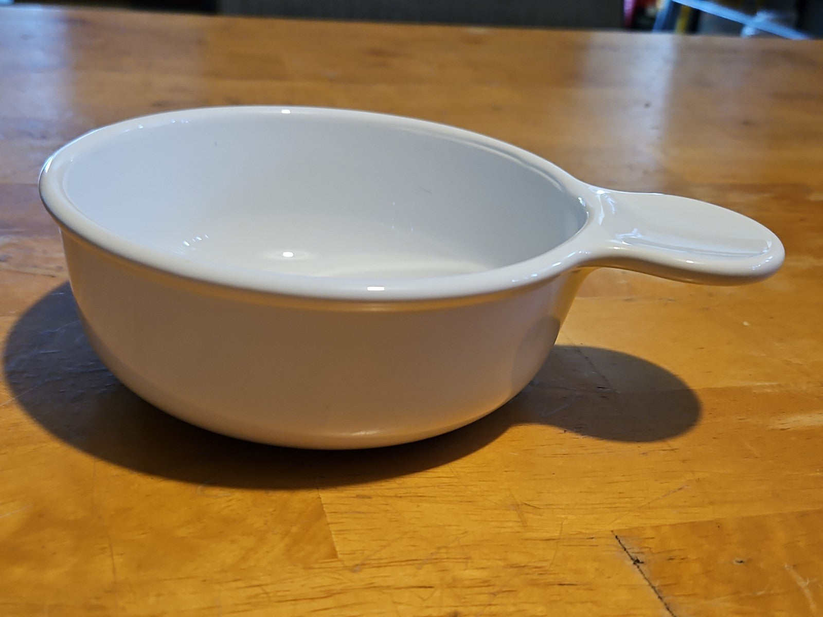 Vintage Corning Ware White Grab It Bowl Heat N Serve P-150-B No Lid EUC