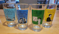 Set Of 4 Vintage Somee Cards Humorous Beer Pint Highball Glasses