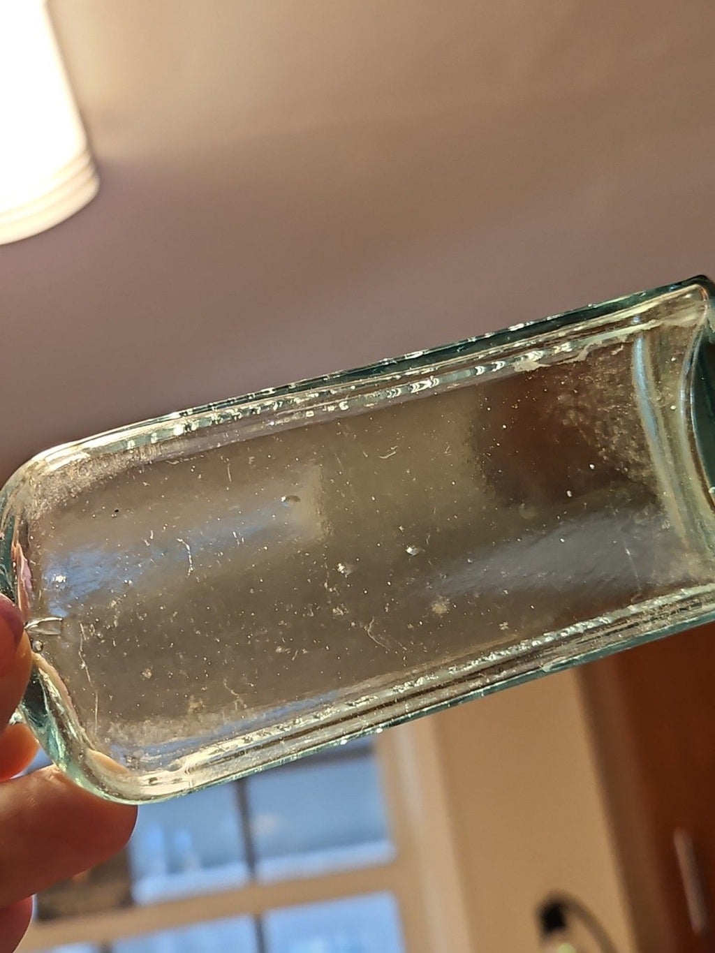 Set Of 3 Sec Gen 1900's Antique Three In One 3 in 1 Oil Co Blown Glass Bottles