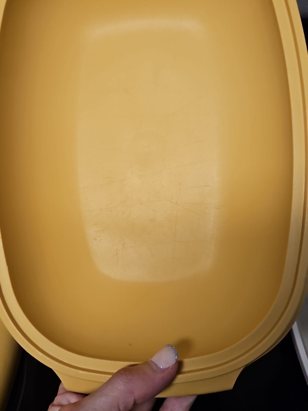 Vintage Tupperware Microwave Steamer #1273 Harvest Gold 3 Piece Set