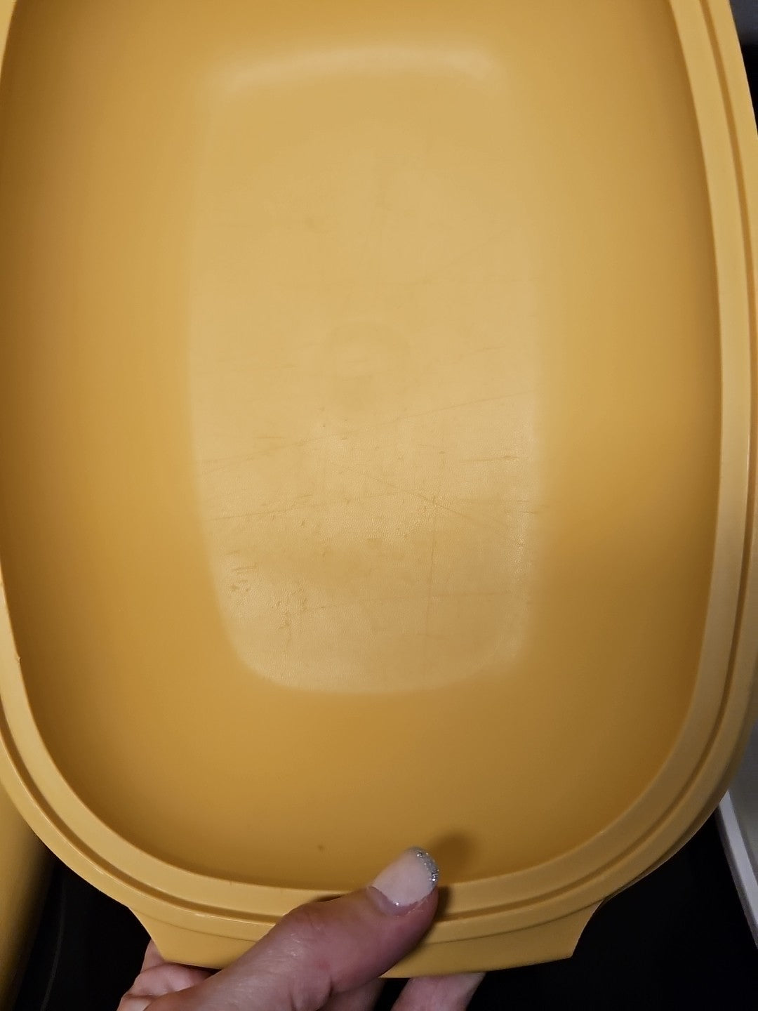 Vintage Tupperware Microwave Steamer #1273 Harvest Gold 3 Piece Set