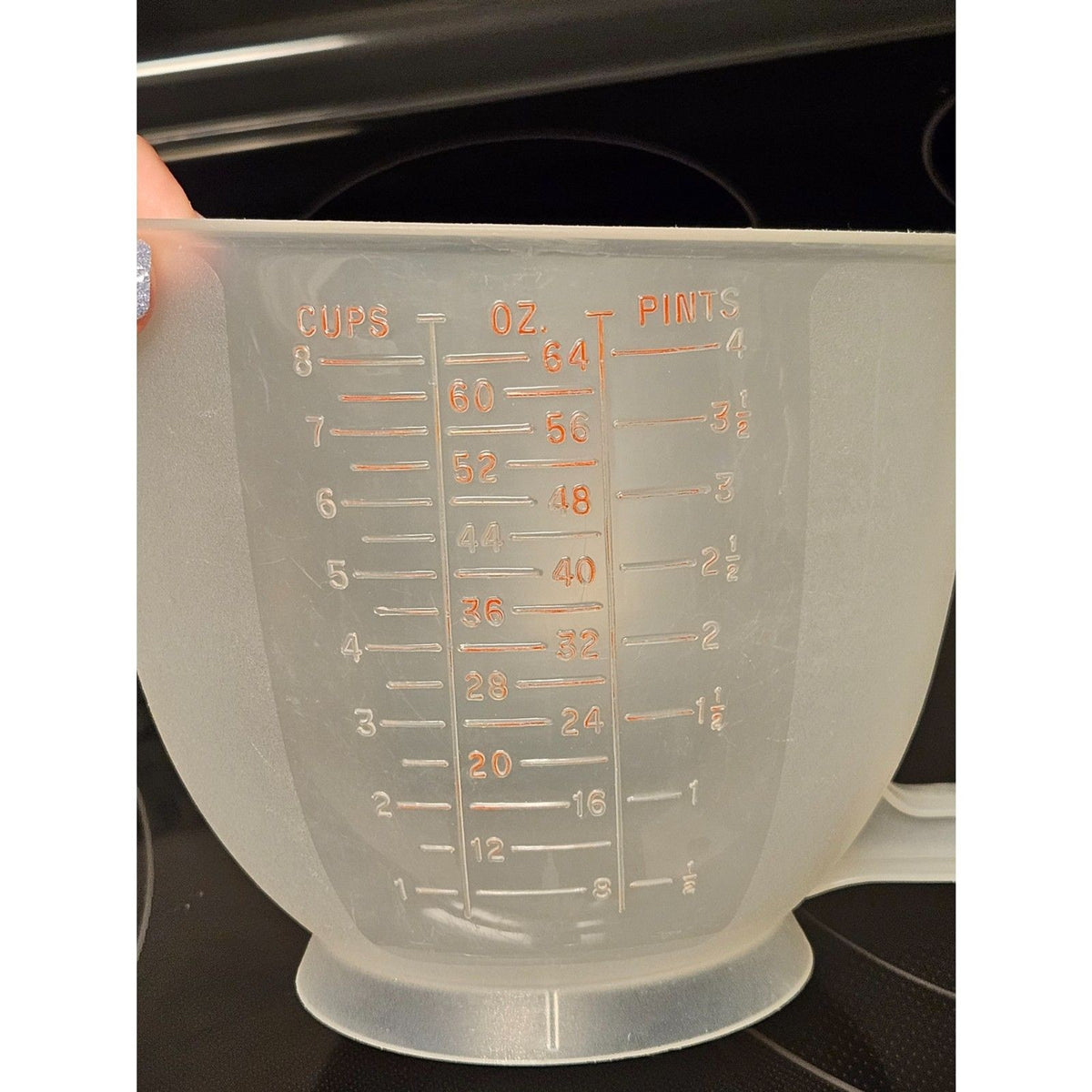 Vintage Tupperware Mix-N-Stor 2 quart Measuring Cup Pitcher Only No Lid #500