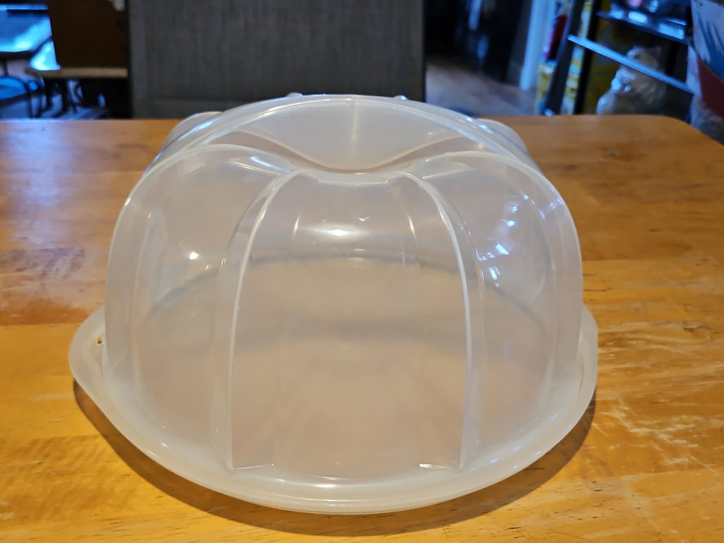Nordic Ware Sheer Deluxe Bundt Cake Keeper  Holder Twist And Lock Dome Lid 11”