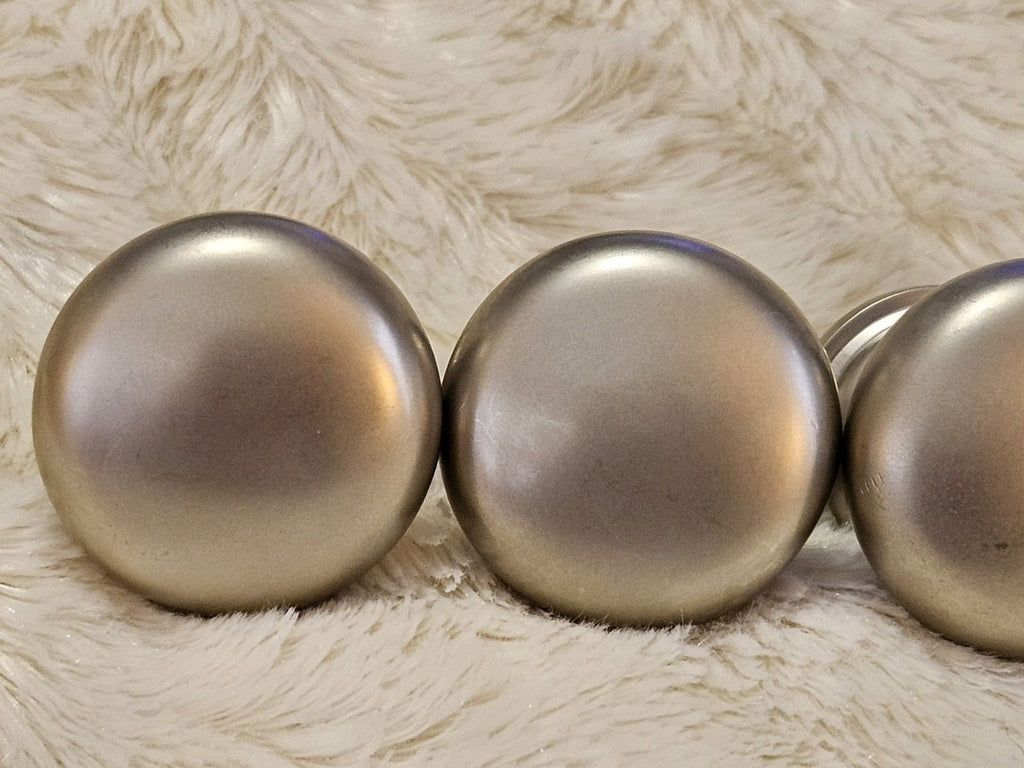 Set of 5 Liberty Brushed Nickel Cabinet Knobs Drawer Pulls 1.5" Diam.