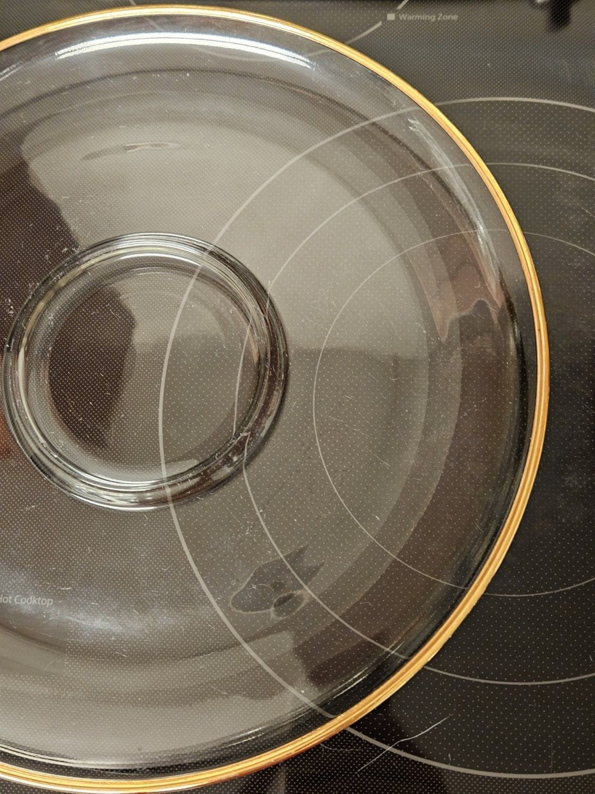 Vintage Toscany Round Serving Tray W/ Dip Bowl 24 Karat Gold Rim Costa D'oro