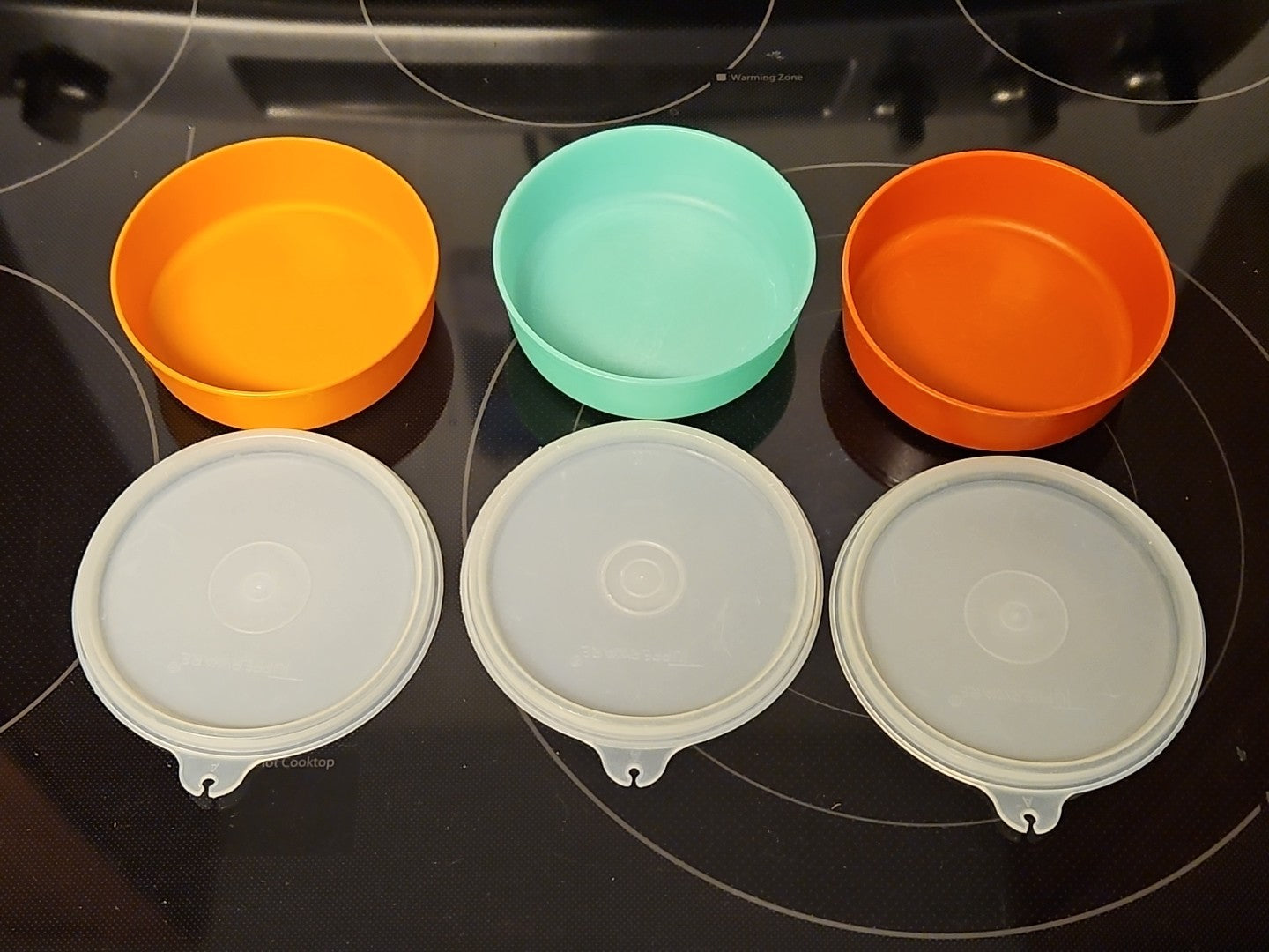 Set Of 3 Vintage Tupperware #1286 Little Wonders Bowls With Lids #215