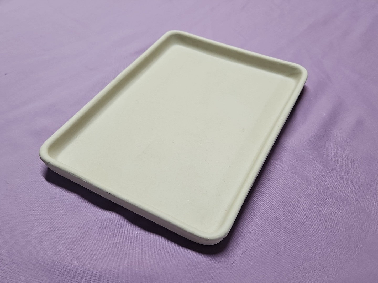 Pampered Chef #601 Family Heritage Stoneware Small Bar Pan Toaster Oven 9.5x7"