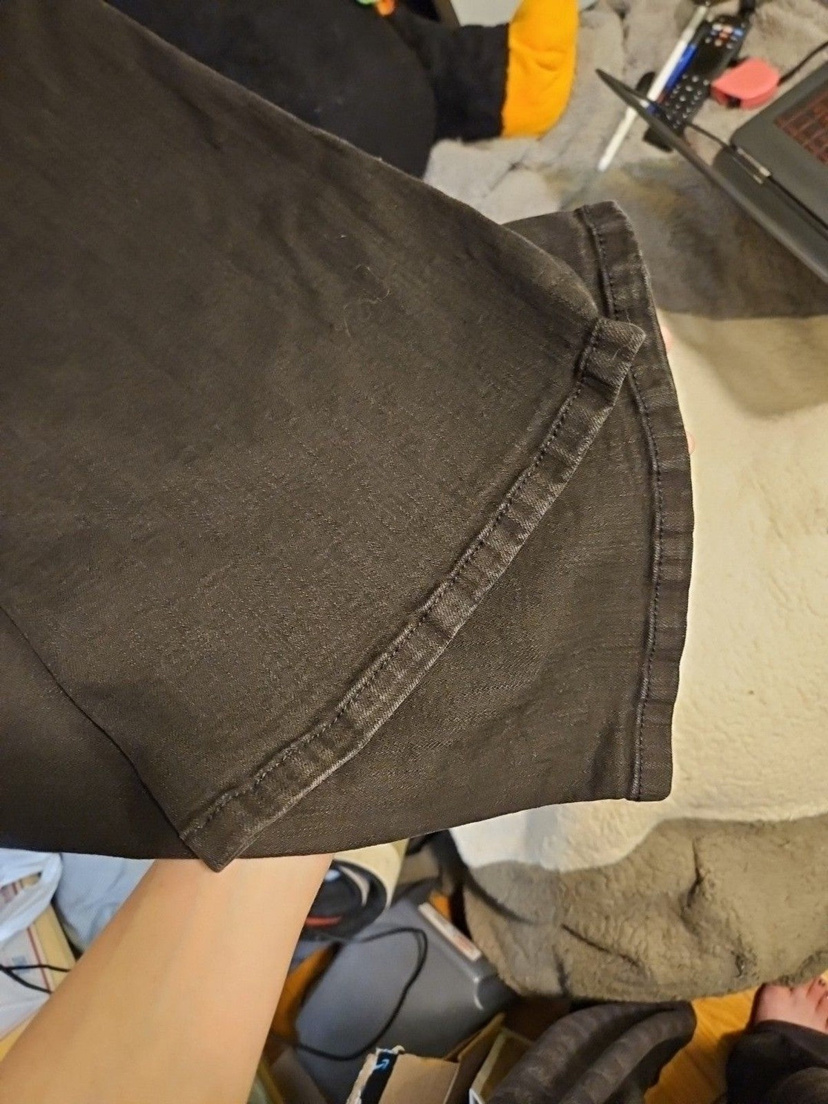 Calvin Klein Black Jeans Rhinestone Accent Pockets Size 29/8 Petite