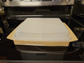 Vintage Almond Tupperware Deviled Egg Keeper Carrier & Lid Only No Trays