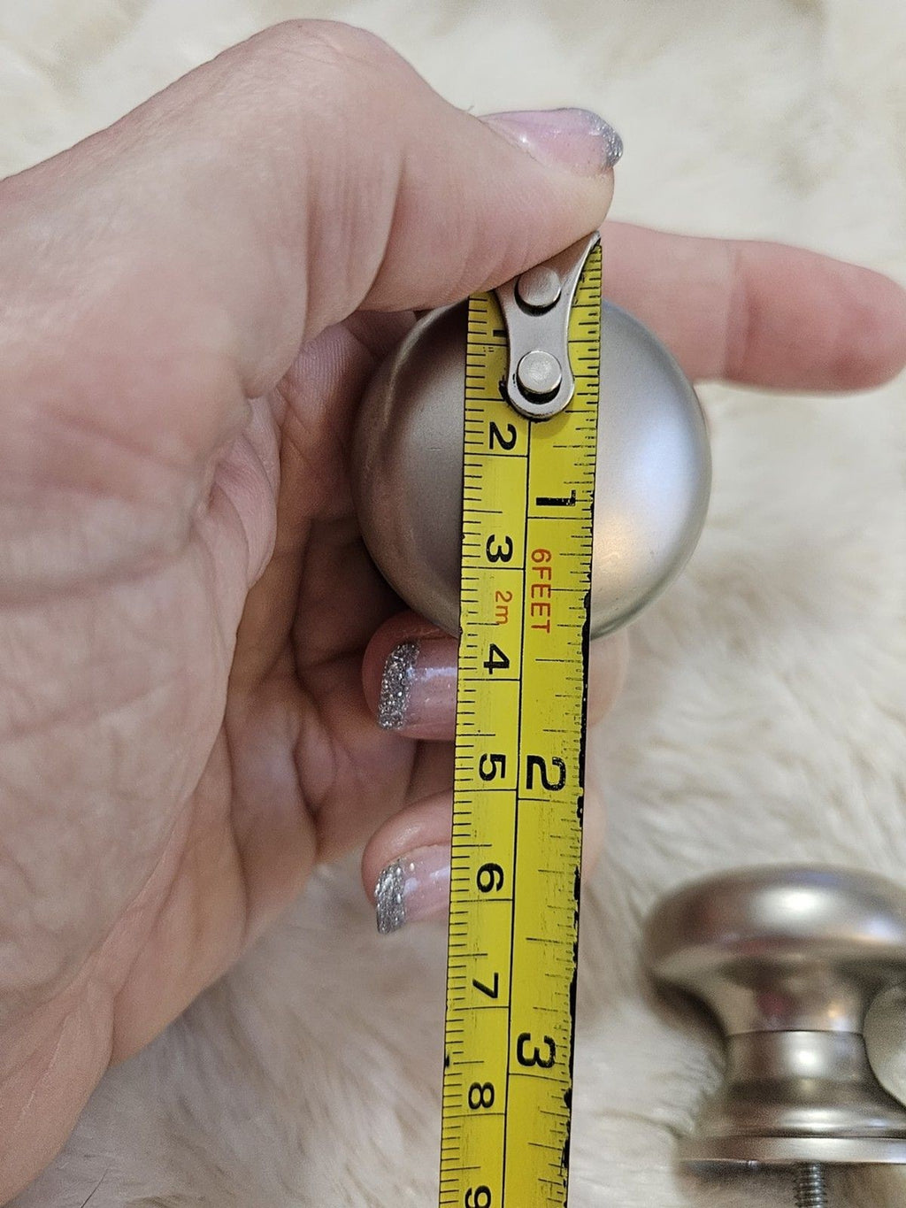 Set of 5 Liberty Brushed Nickel Cabinet Knobs Drawer Pulls 1.5" Diam.