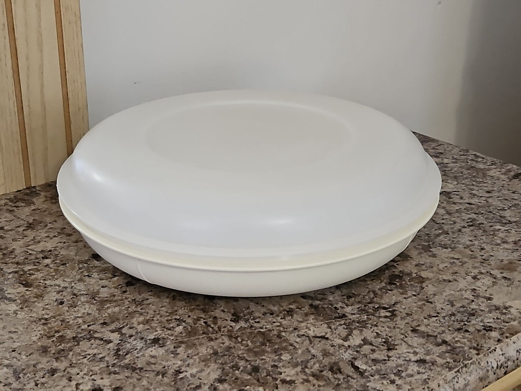 Tupperware Serve-It-All Divided Veggie Tray Snack Relish Tray #1708 w/ Lid #1709
