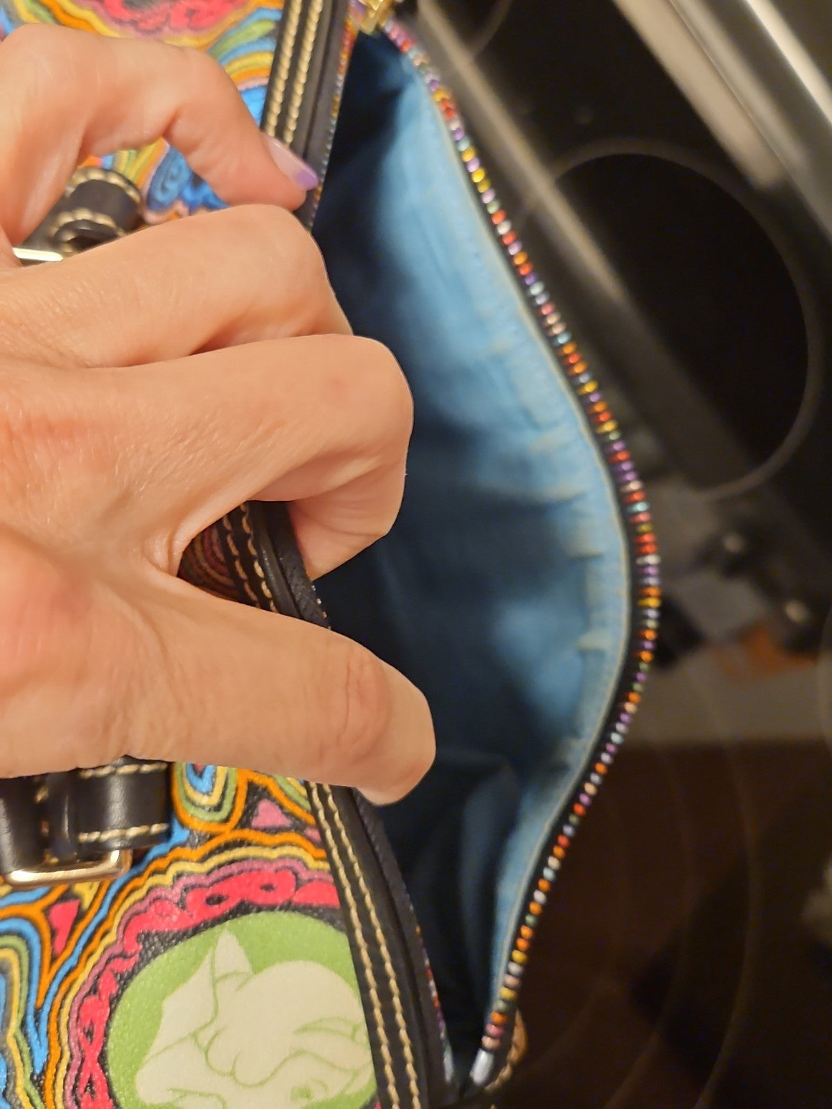 Dooney & Bourke 2011 Disney Pop Princess  Satchel EUC With Fantastic Placement!!