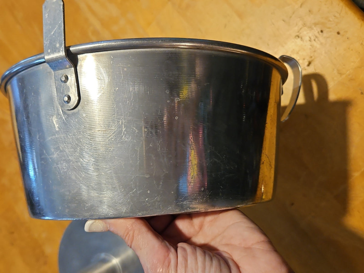 Vintage Mirro Aluminum 10" Angel Food Cake Pan W/ Base Insert 5394M 2 Piece Set