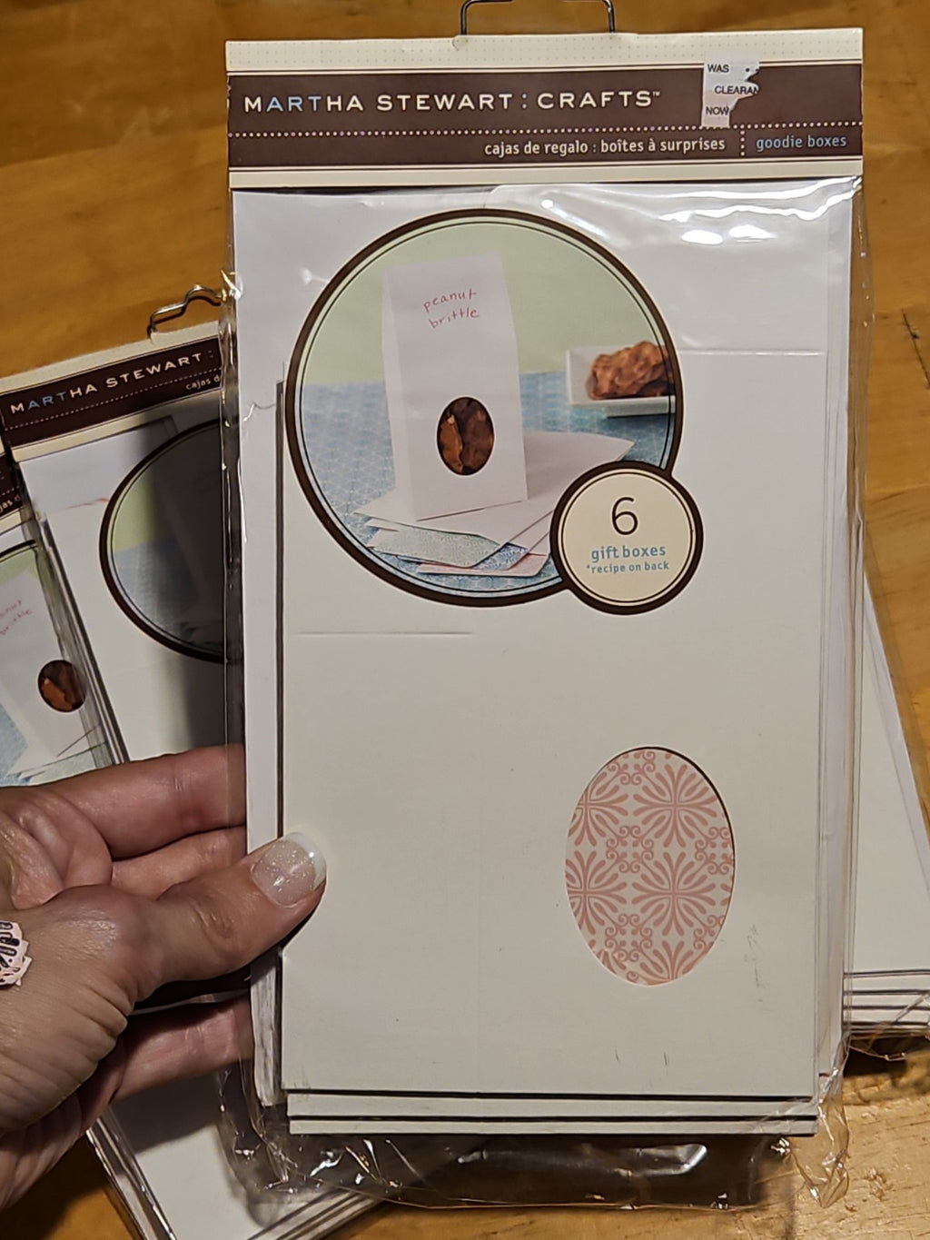 Lot Of 4 Packs Of 6 Each Martha Stewart Crafts Goodie Boxes Gift Boxes White New