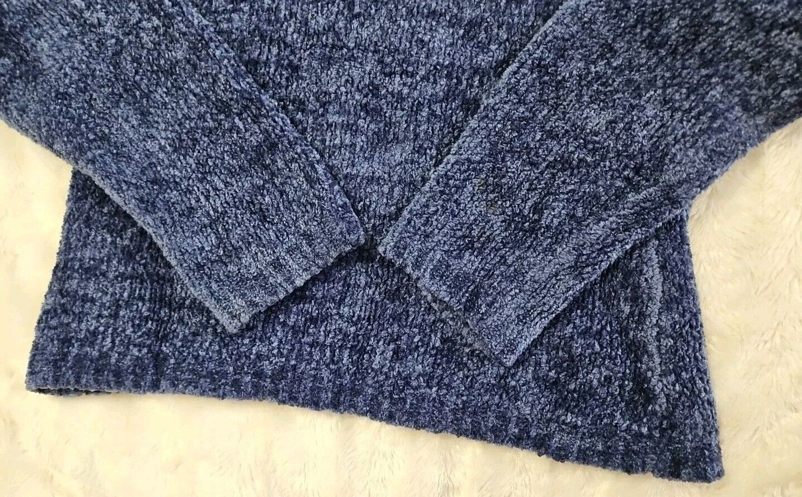 Weathervane Women’s Plush Knit Sweater Perriwinkle Blue Super Soft! Size M