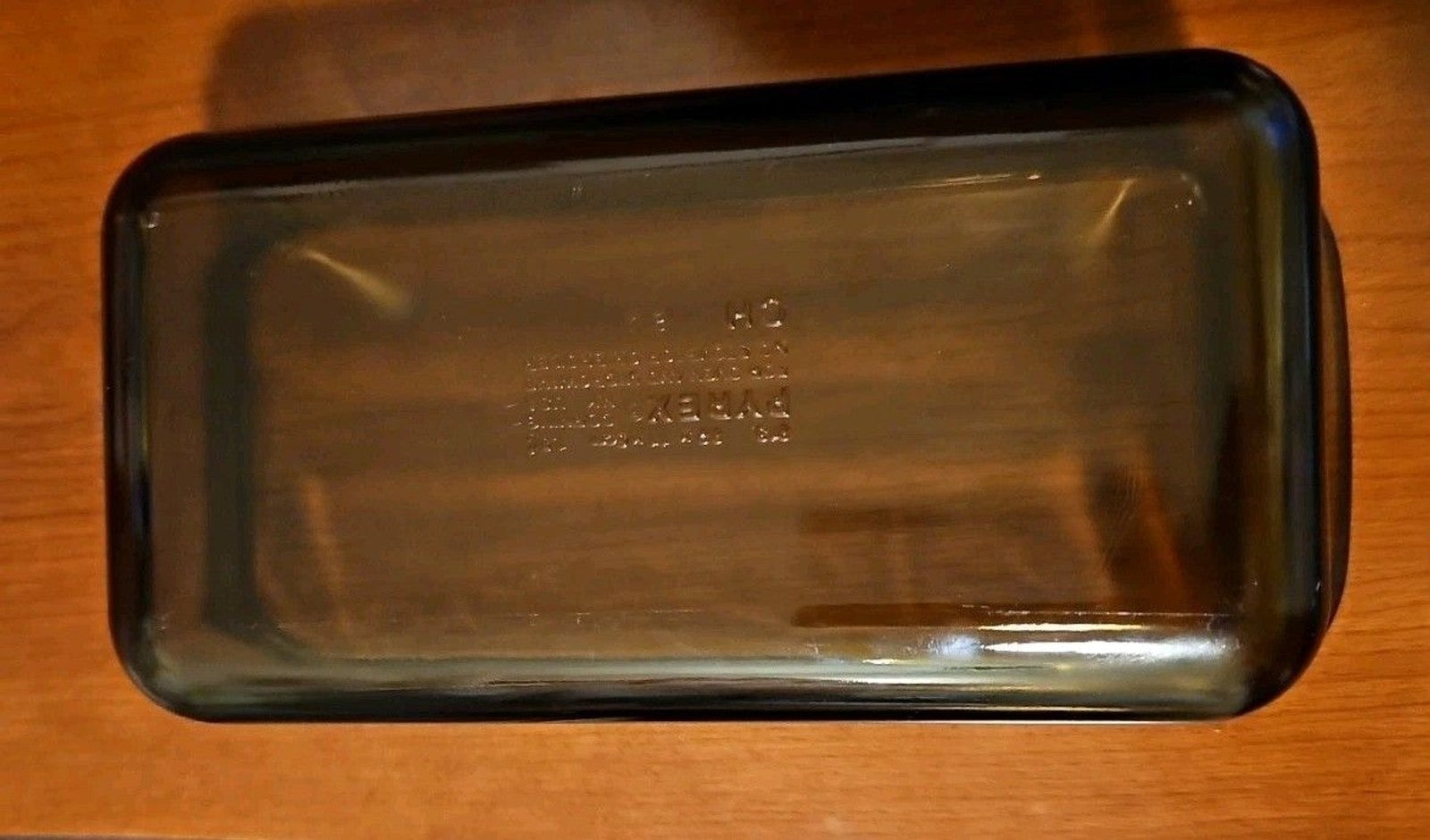 Pyrex Amber Brown Glass 1.5 QT Casserole Dish Bread Loaf Pan #213 8.5x4.5x2.5