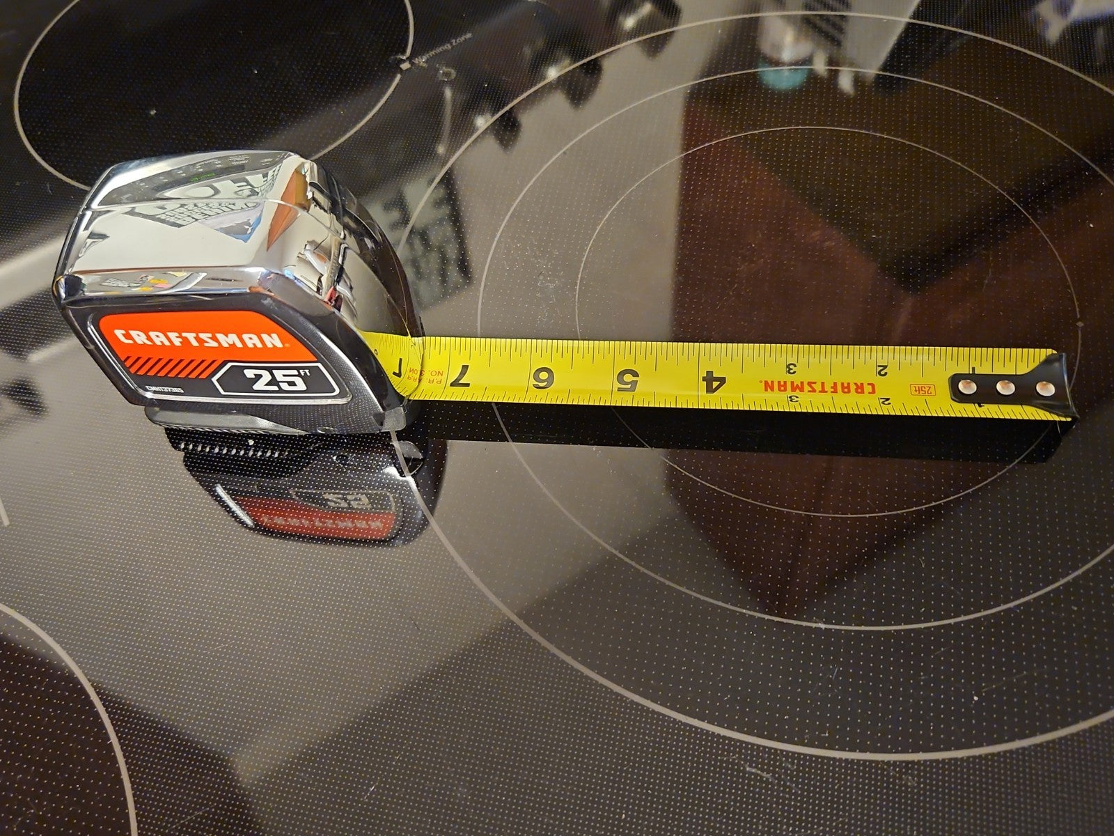 Craftsman 25 ft Chromelock Tape Measure CMHT37365 EUC