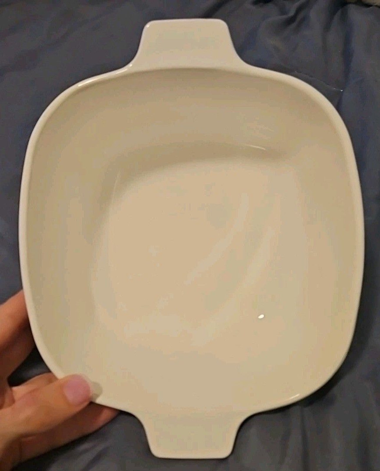 Vintage CorningWare Cornflower Blue Square 1.75 Quart Casserole Baking P-1 3/4-B