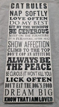 James Baldwin "Cat Rules" Print 8" x 18"