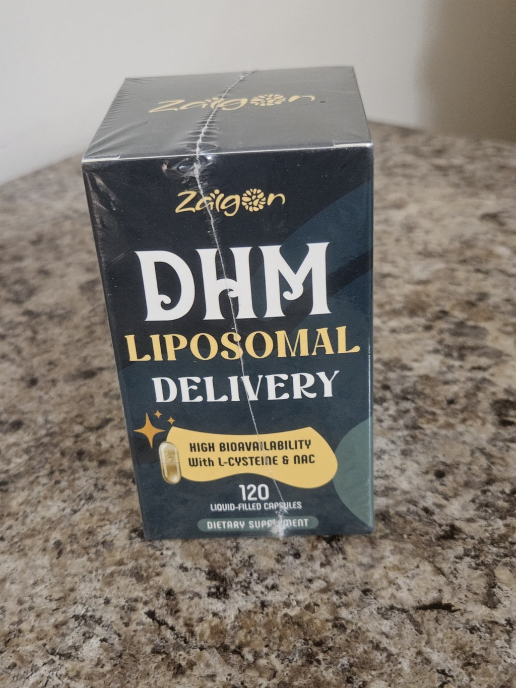New Zaigon Liposomal DHM 1000mg Recovery Supplement Liver Support 120 Capsules