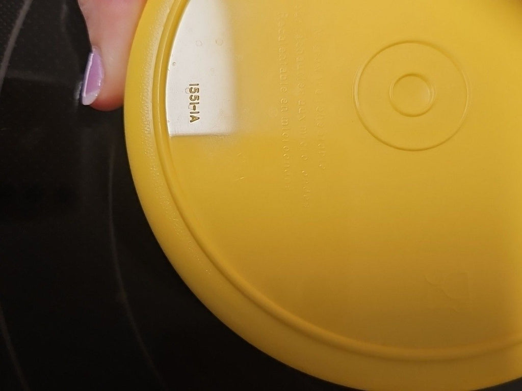 Vintage Tupperware Little Wonders Bowl 1551-1A Yellow Bowl Only