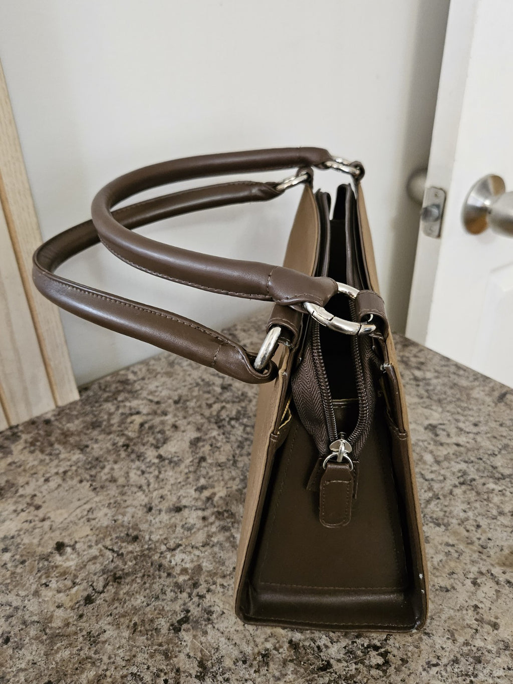 Miche Classic Brown Base Bag Double Handles