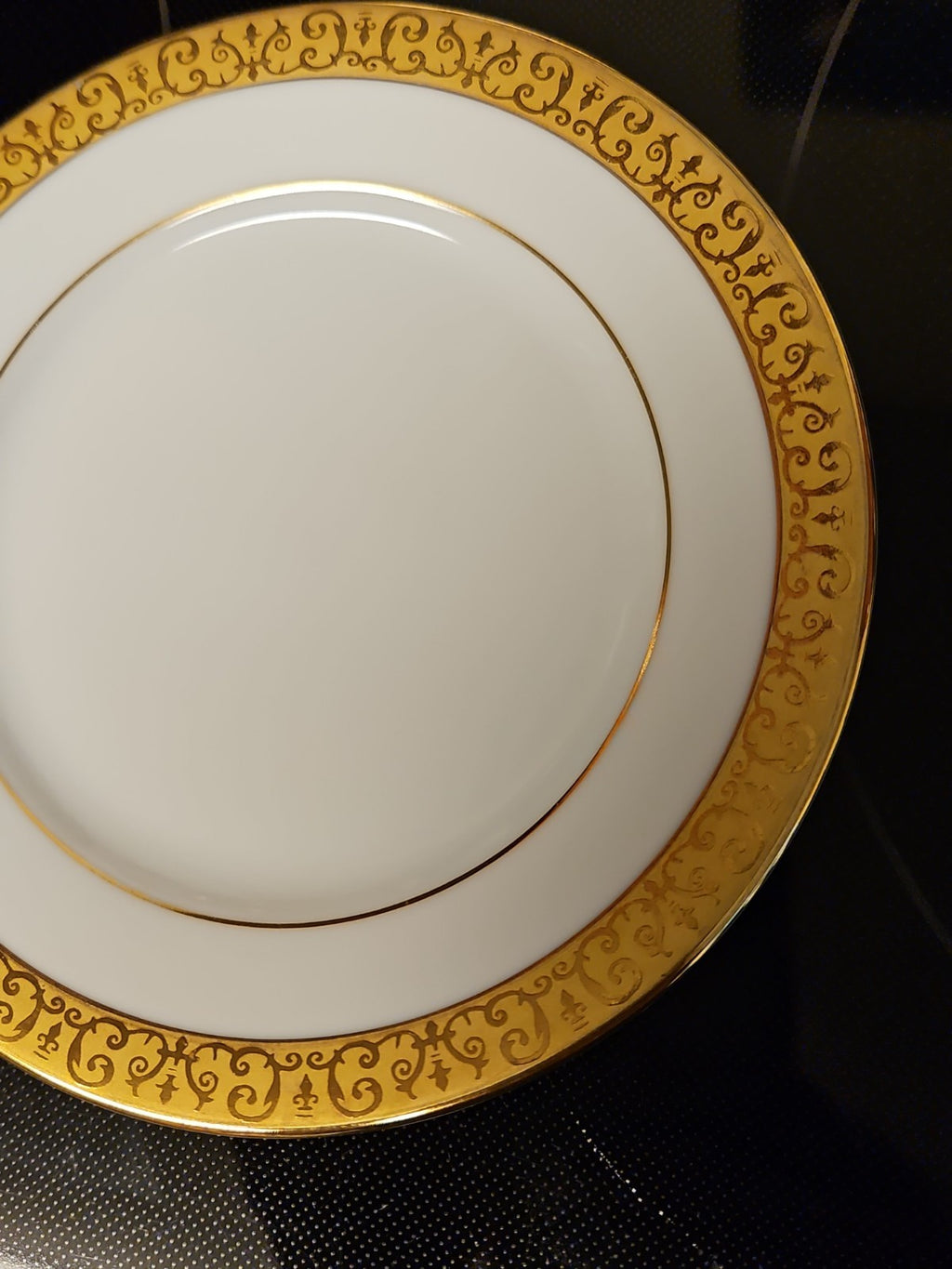 Vintage 1991 Macy's Royal Gallery Gold Buffet  6 1/2" Bread Plates Near Mint