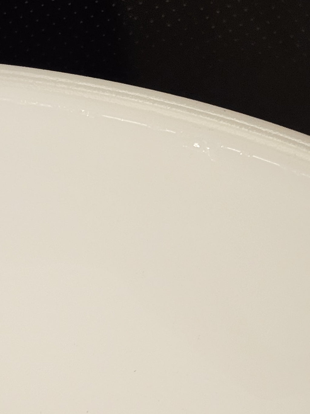 Set Of 2 Vintage Nesting Milk Glass Mixing Bowls Unmarked 9" & 6.5"