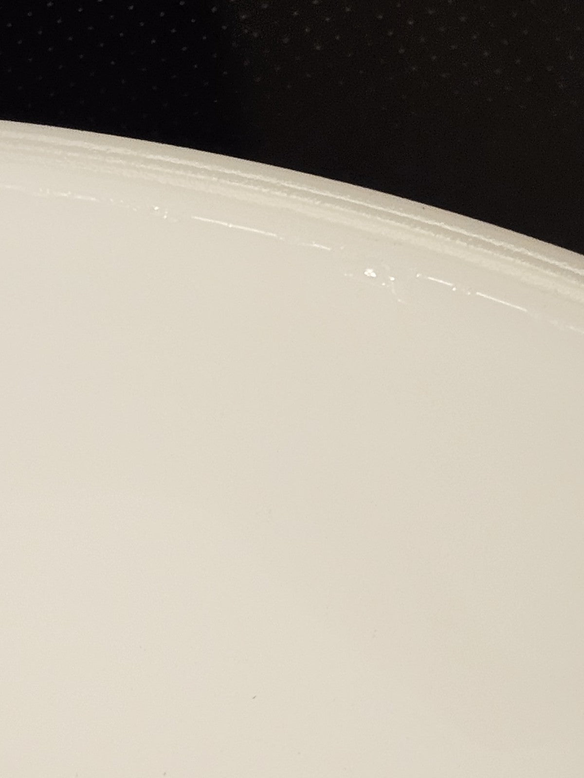 Set Of 2 Vintage Nesting Milk Glass Mixing Bowls Unmarked 9" & 6.5"