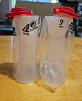 NIP Tupperware Large Salt & Pepper Shaker Set Fiesta Red