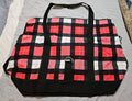 Thirty-One (31) Foldover Weekender Travel Gym Duffel bag Check Mate NWOT