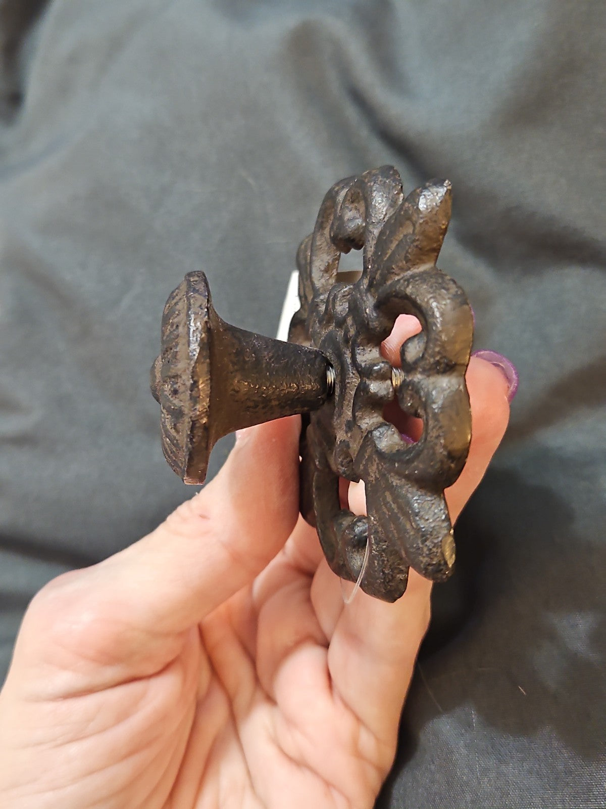 Pair Of 2 NWT Hobby Lobby Faux Vintage Drawer Pull Cabinet Knobs Faux Iron
