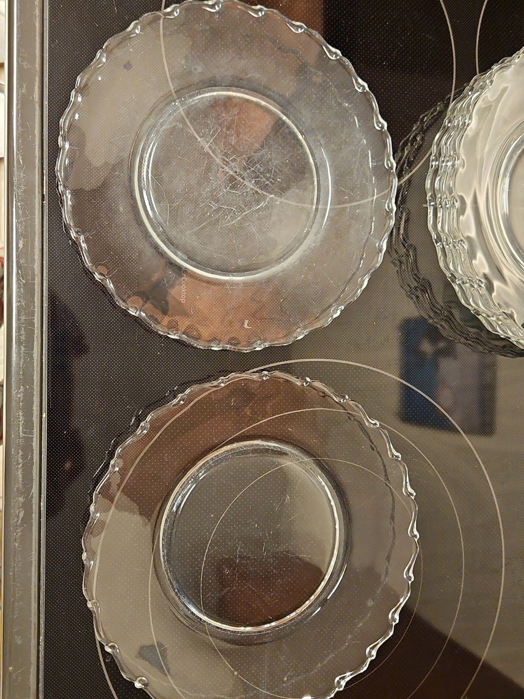 Vintage Fostoria Glass Century Salad Plate Luncheon Plate Clear 8 1/2" D