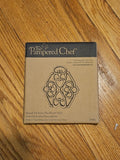 Pampered Chef Round-Up From The Heart 2011 Cast Metal Trivet 2946 Copper Top