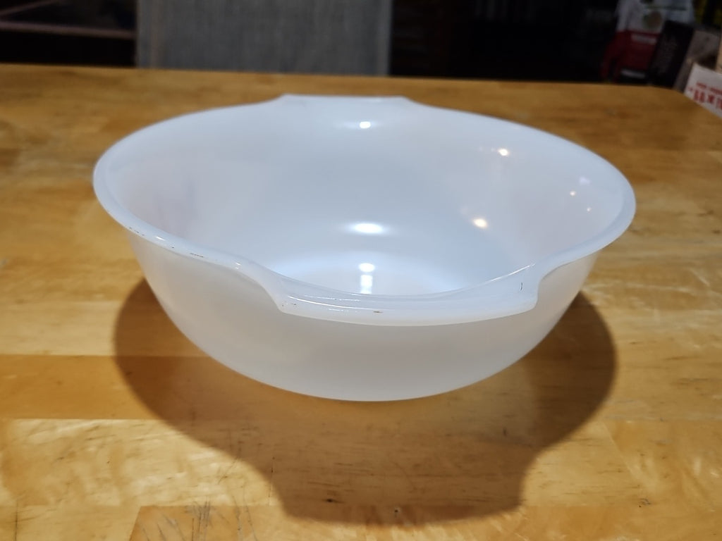 Vintage Glasbake Autumn Leaf Jewel Tea China 4 Qt Cinderella Mixing Bowl J-2357