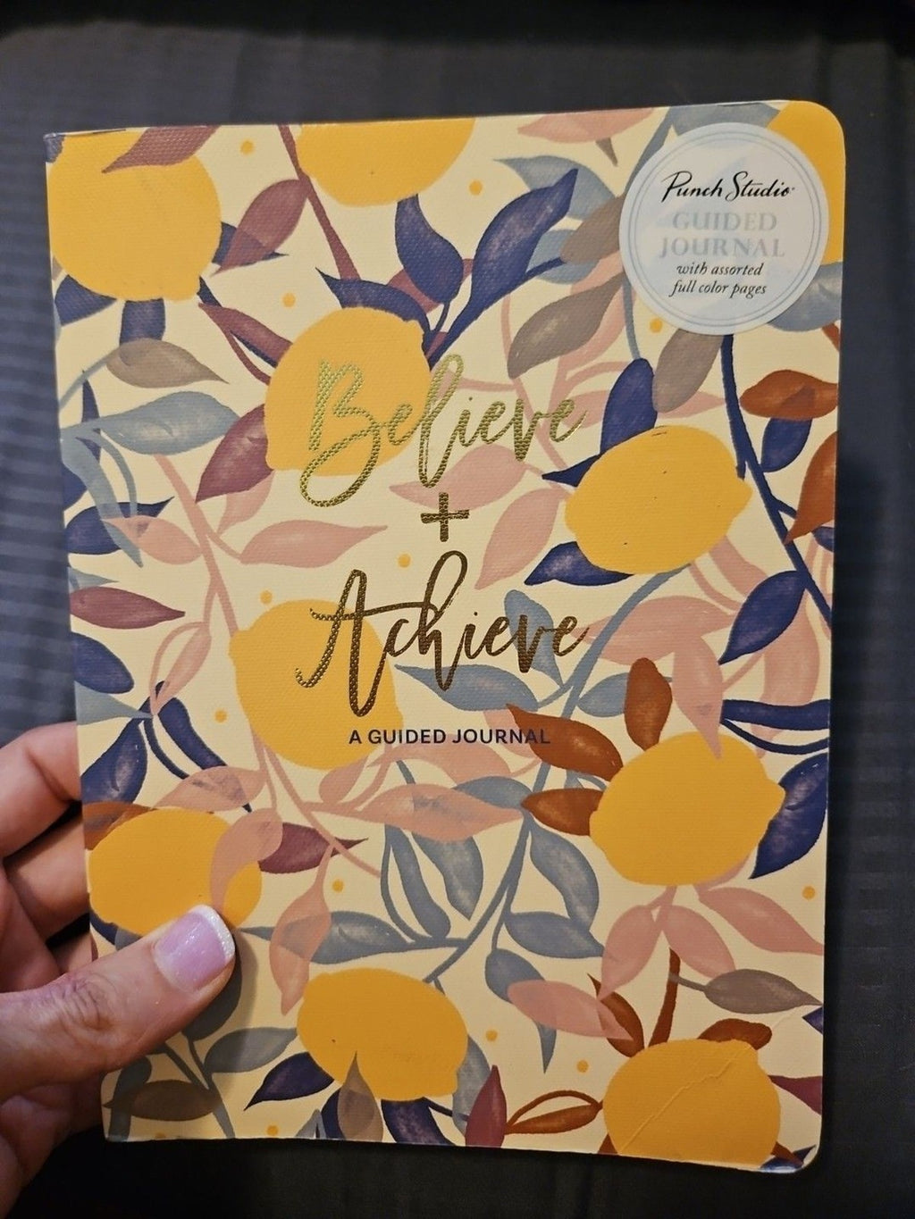Punch Studio Softcover Guided Journal Retired Lemon Tree Design New
