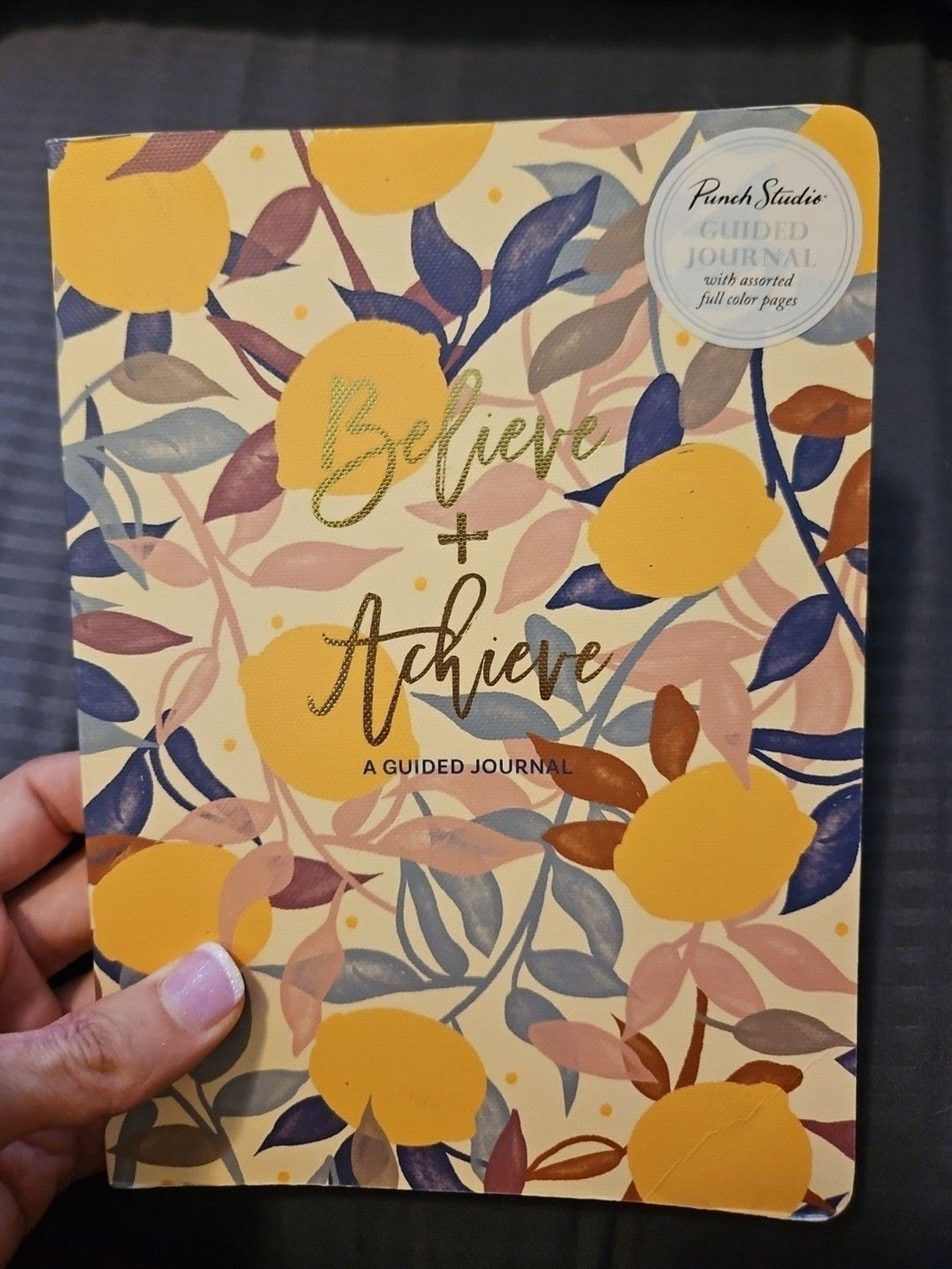 Punch Studio Softcover Guided Journal Retired Lemon Tree Design New
