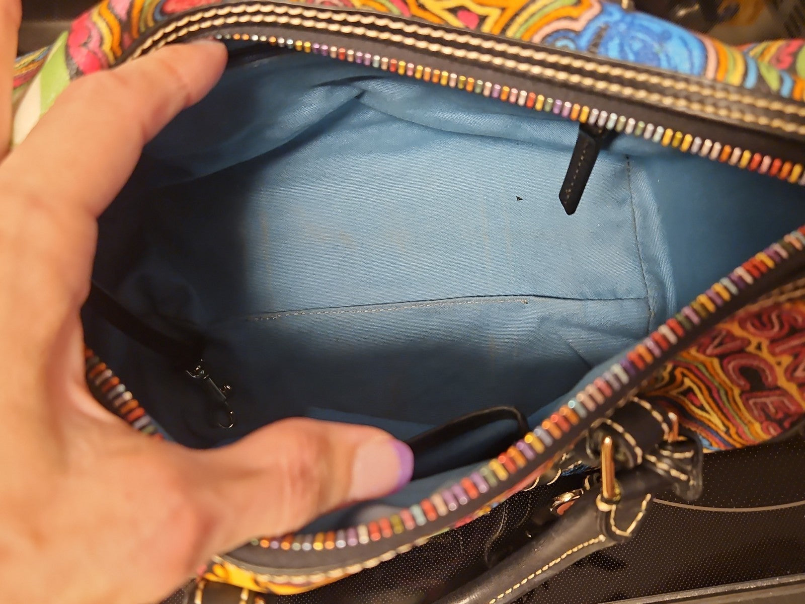 Dooney & Bourke 2011 Disney Pop Princess  Satchel EUC With Fantastic Placement!!