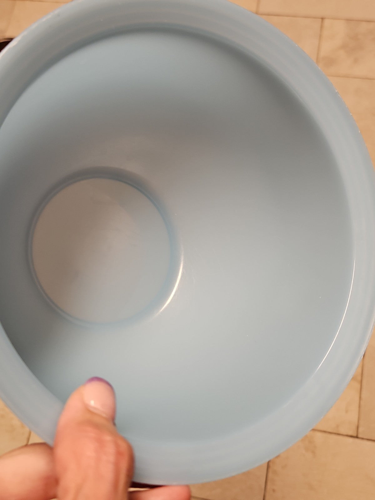 Tupperware Impressions Mixing Bowl Only No Lid 1.3L 3095B Pastel Blue