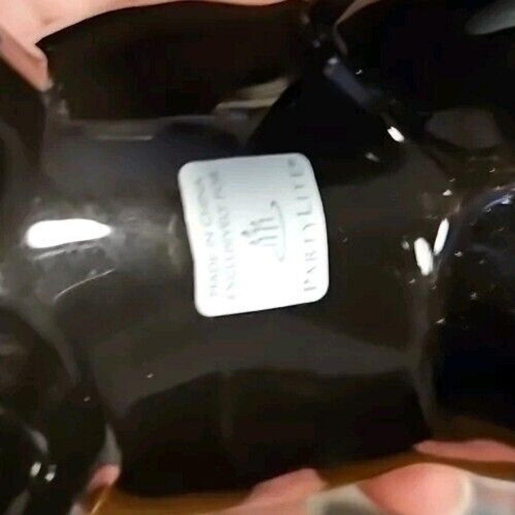 PARTYLITE Black Cat Ceramic Tealight Candle Holder Display Use Only